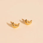 Croissant Stud Earrings by Oh Clementine