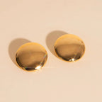 Jumbo Button Stud Earrings by Oh Clementine