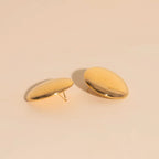 Jumbo Button Stud Earrings by Oh Clementine