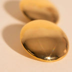 Jumbo Button Stud Earrings by Oh Clementine