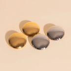 Jumbo Button Stud Earrings by Oh Clementine