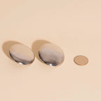 Jumbo Button Stud Earrings by Oh Clementine