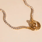 Micro Tennis Necklace by Oh Clementine