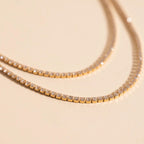 Micro Tennis Necklace by Oh Clementine