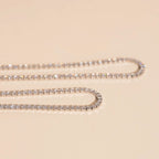 Micro Tennis Necklace by Oh Clementine