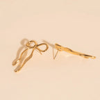 Jumbo Bow Stud Earrings by Oh Clementine