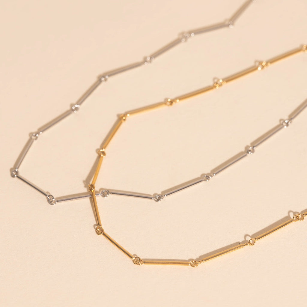 Bar Link Chain Necklace