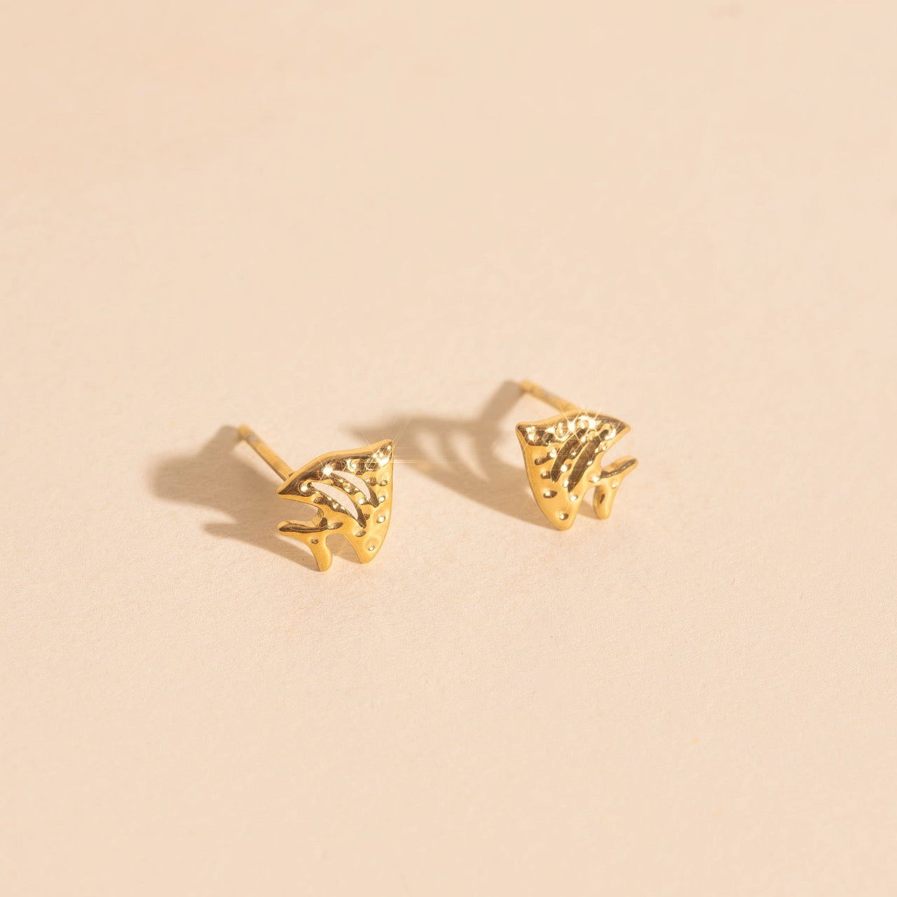 Angel Fish Stud Earrings