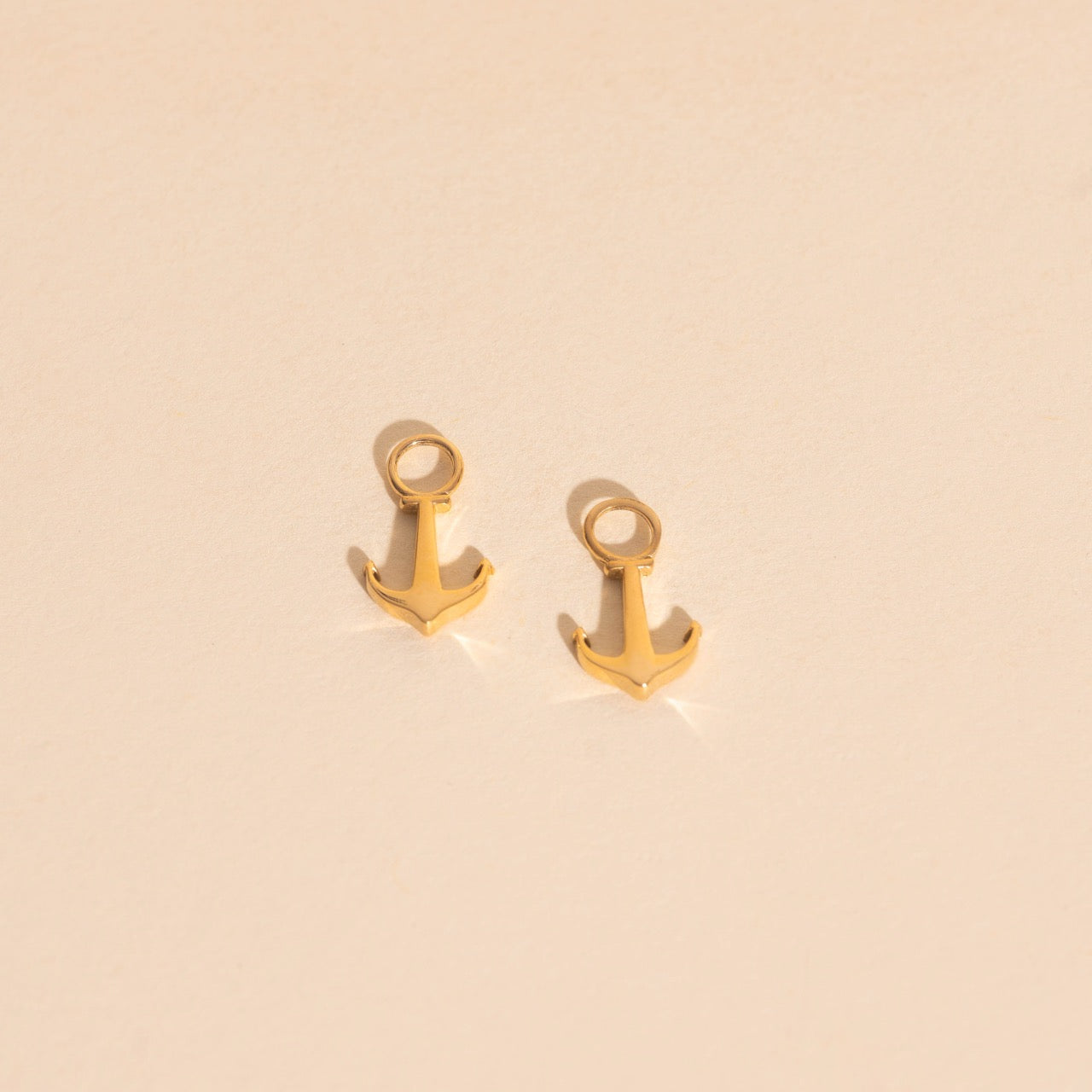 Anchors Aweigh Huggie Hoop Charms