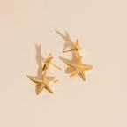 Starfish Dangle Stud Earrings by Oh Clementine