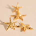 Starfish Dangle Stud Earrings by Oh Clementine