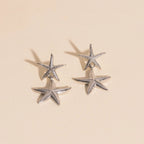 Starfish Dangle Stud Earrings by Oh Clementine
