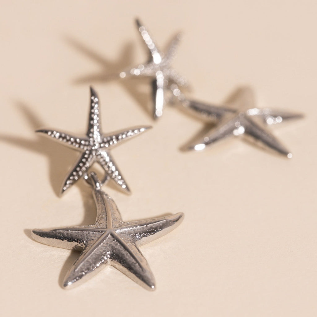 Starfish Dangle Stud Earrings