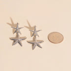 Starfish Dangle Stud Earrings by Oh Clementine