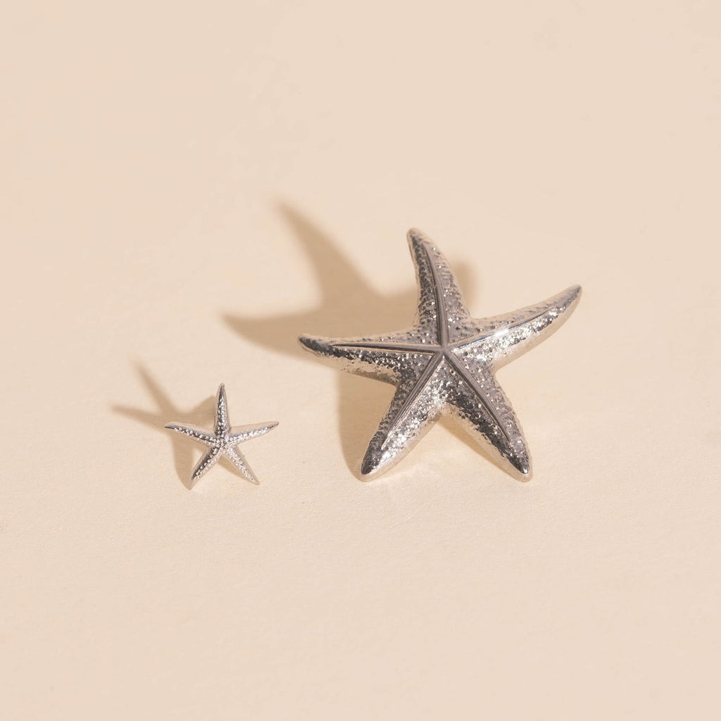 Jumbo Starfish Stud Earrings