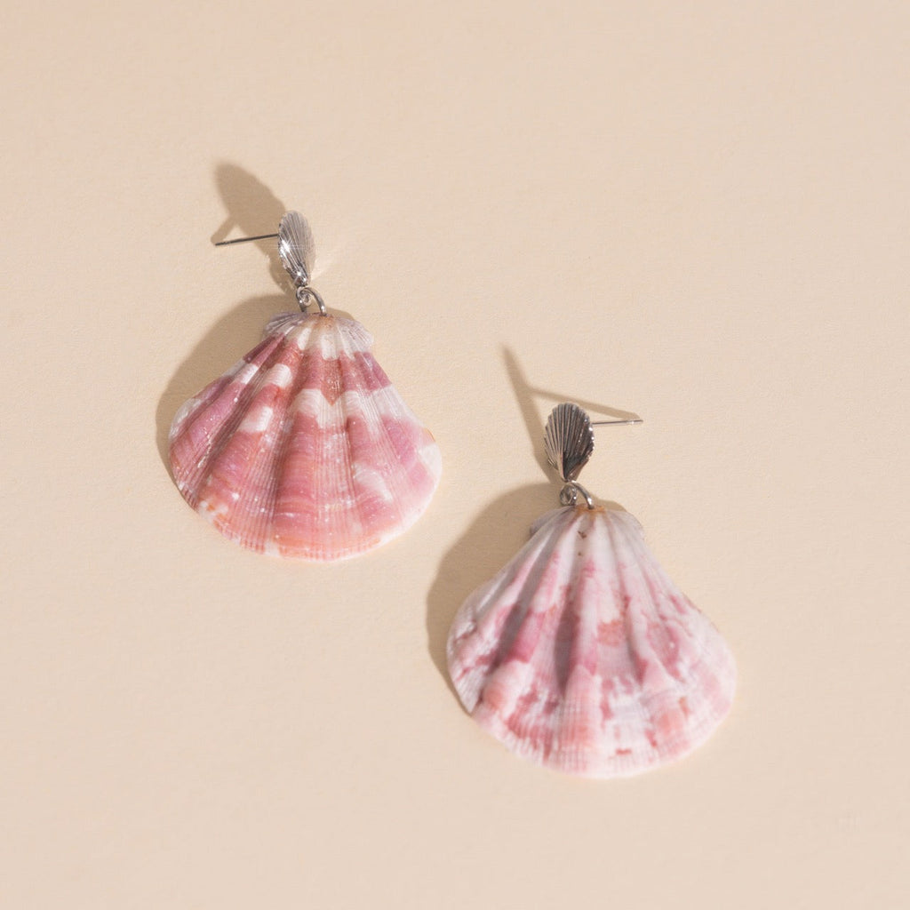 Seashell Dangle Stud Earrings