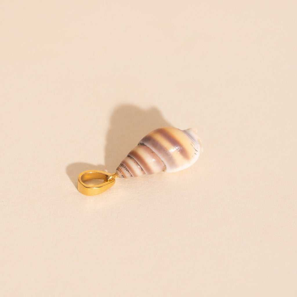 Spiral Shell Necklace Charm