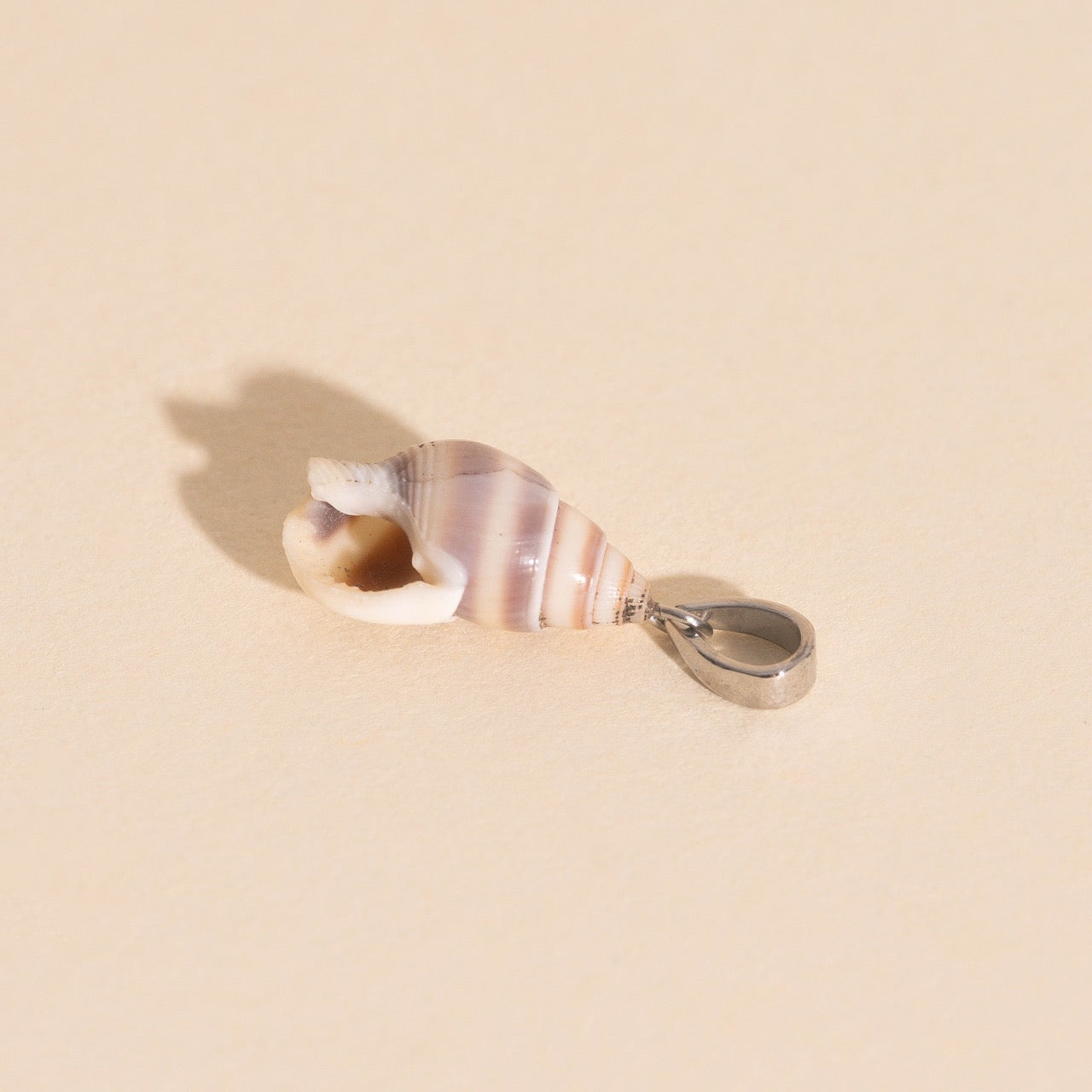 Spiral Shell Necklace Charm