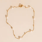 Mini Pearl Chain Necklace (18") by Oh Clementine