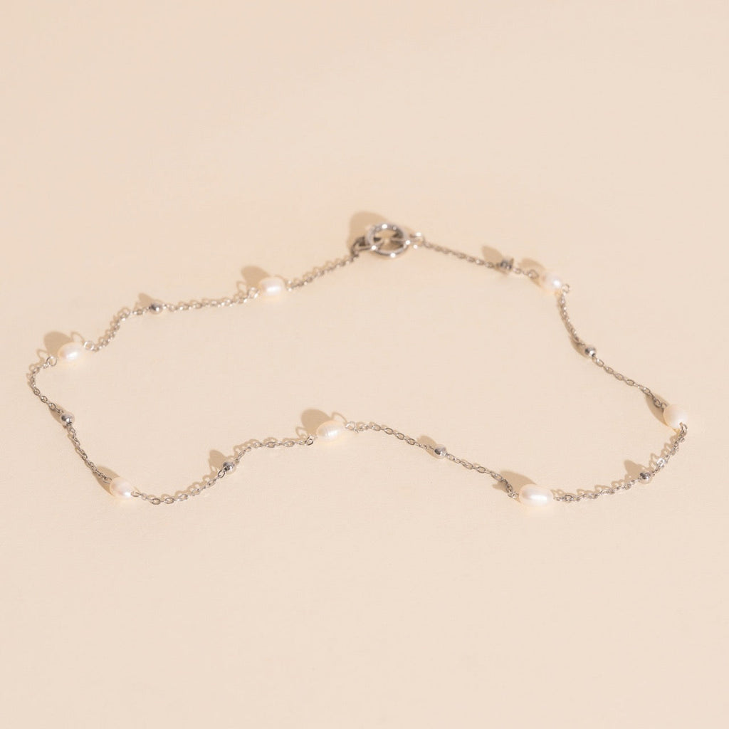 Mini Pearl Chain Necklace (18")