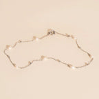 Mini Pearl Chain Necklace (18") by Oh Clementine
