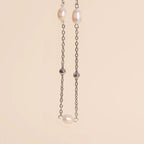 Mini Pearl Chain Necklace (18") by Oh Clementine