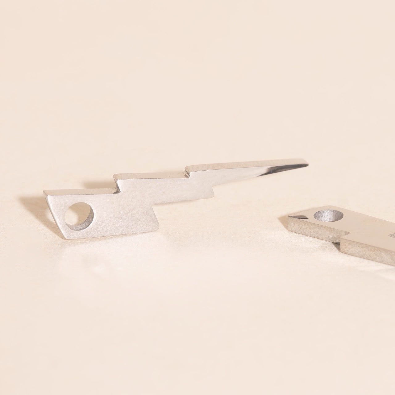 Lightning Bolt Huggie Hoop Charms