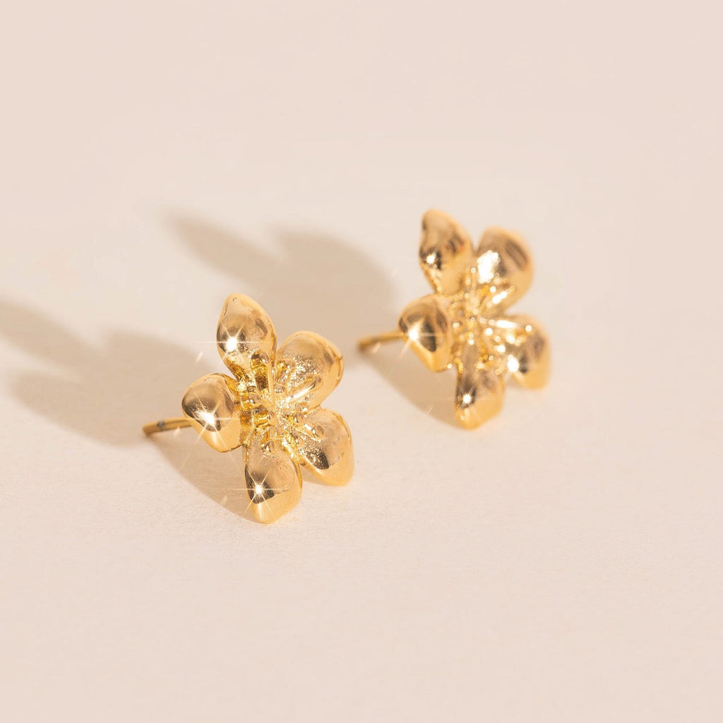 Hibiscus Stud Earrings