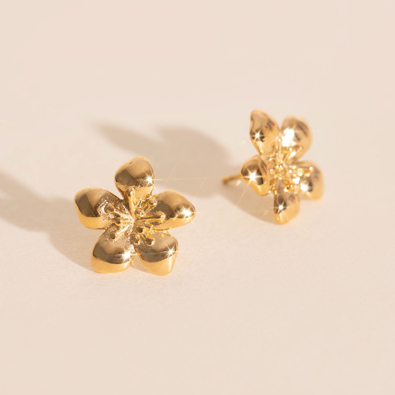 Hibiscus Stud Earrings