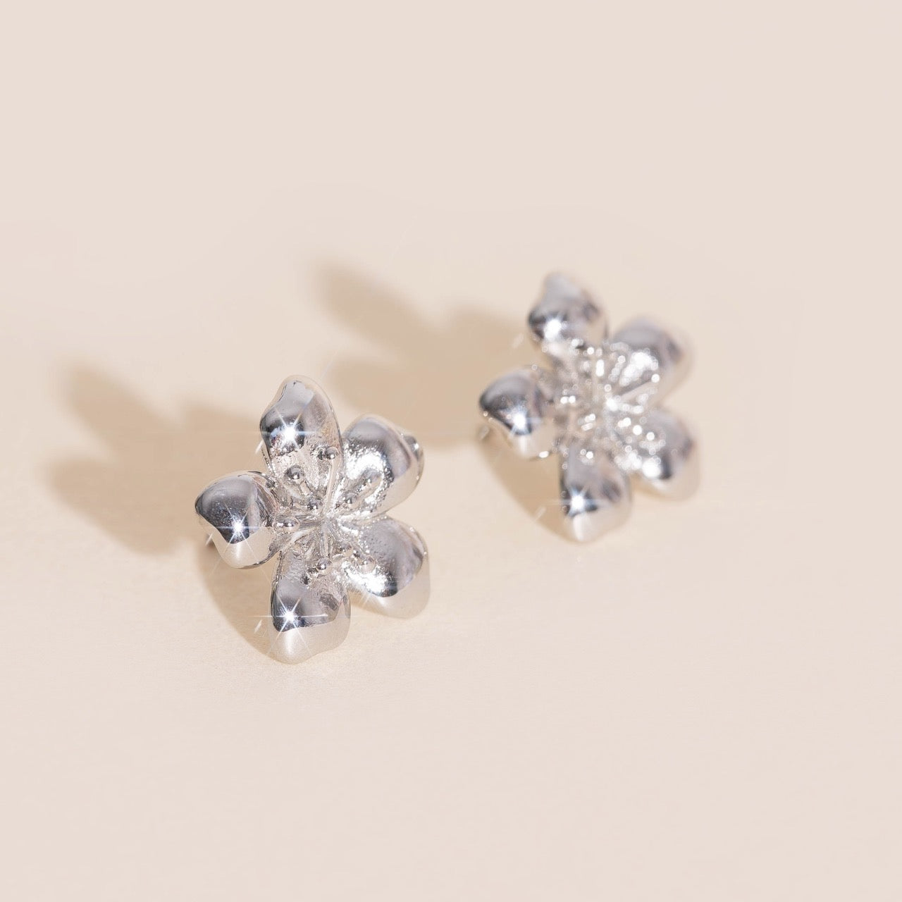 Hibiscus Stud Earrings