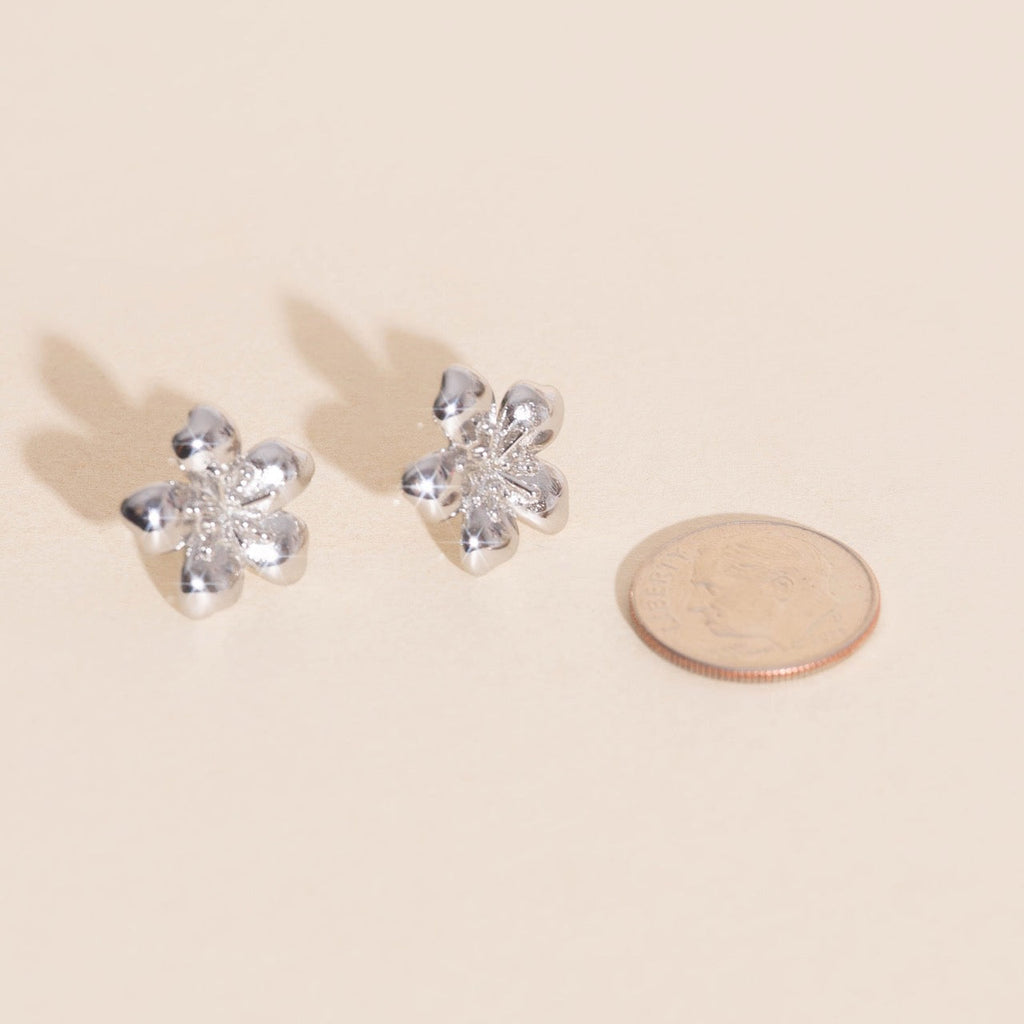 Hibiscus Stud Earrings