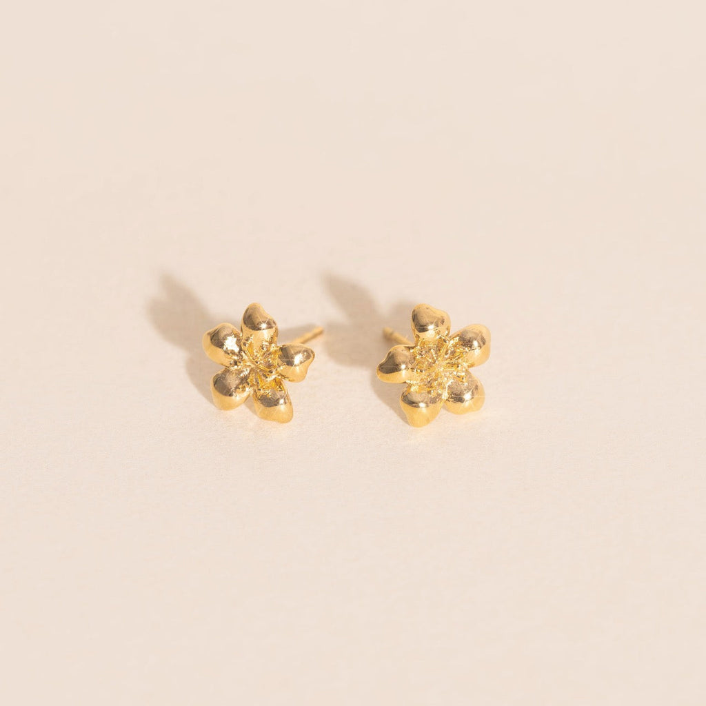 Mini Hibiscus Stud Earrings