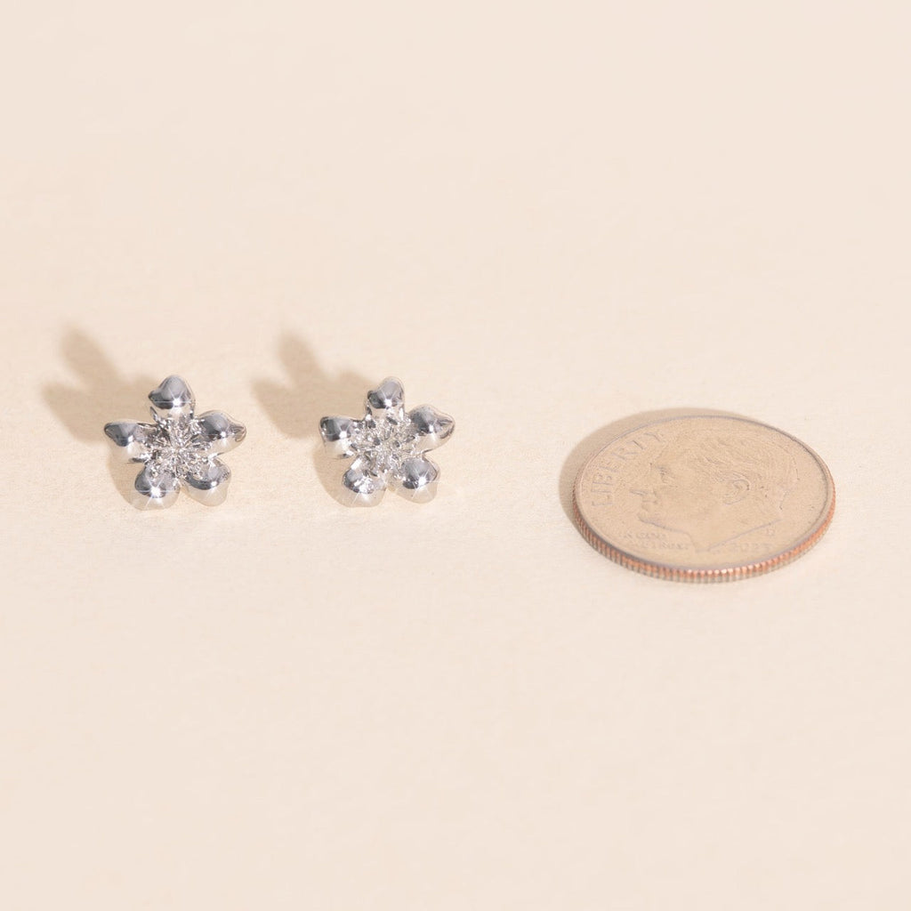 Mini Hibiscus Stud Earrings