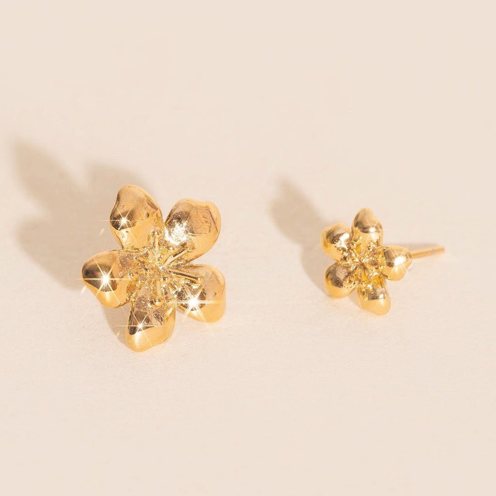 Hibiscus Stud Earrings