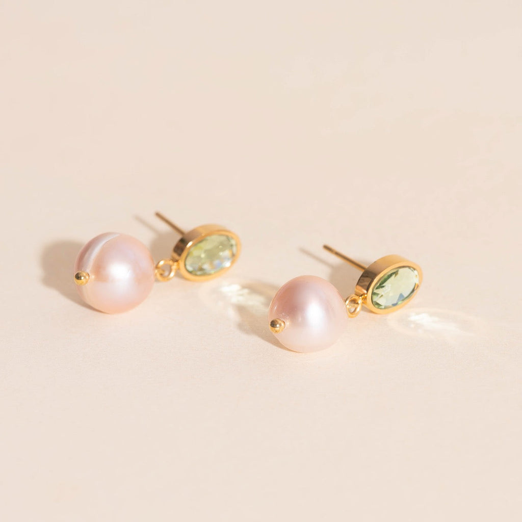 Blush Grove Stud Earrings