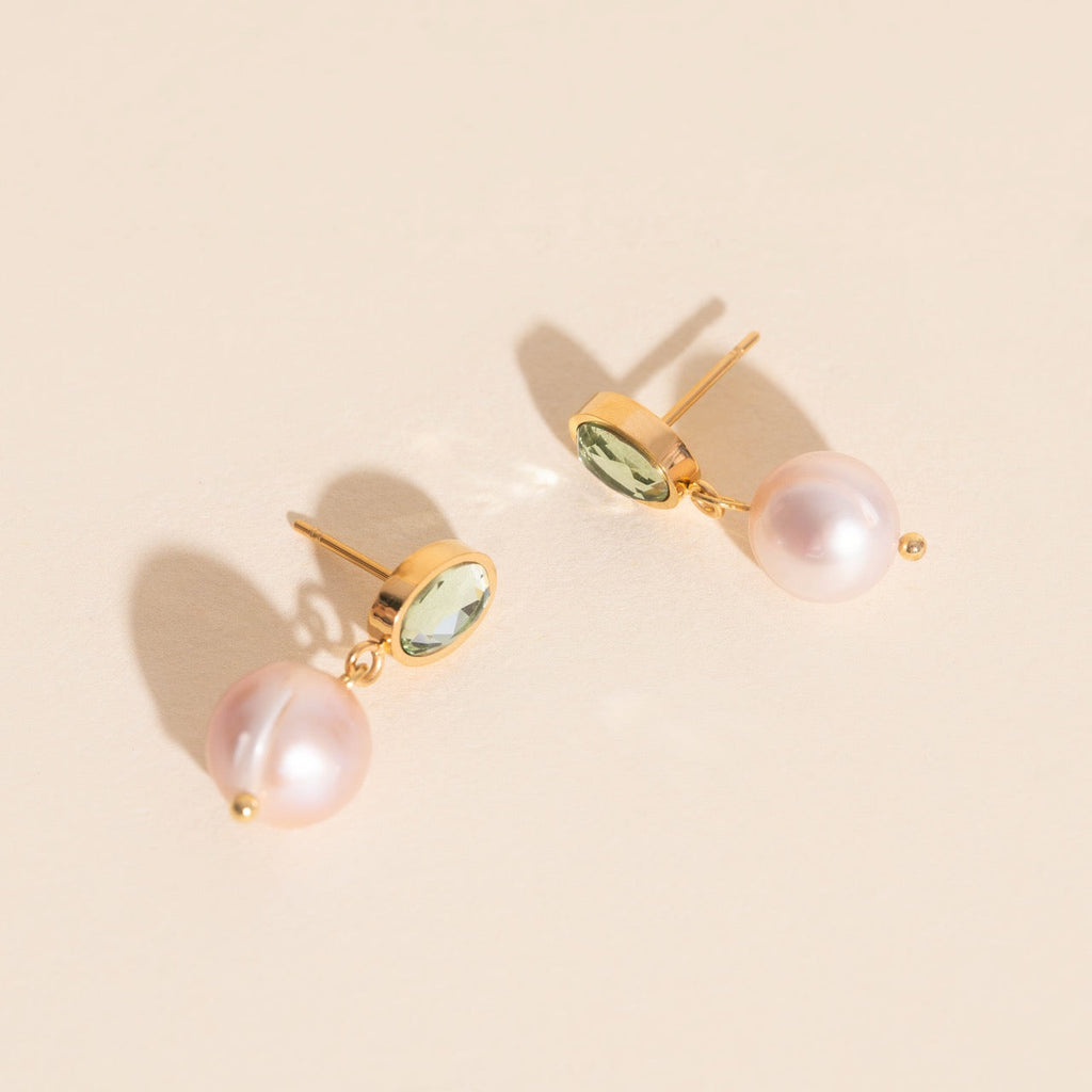 Blush Grove Stud Earrings
