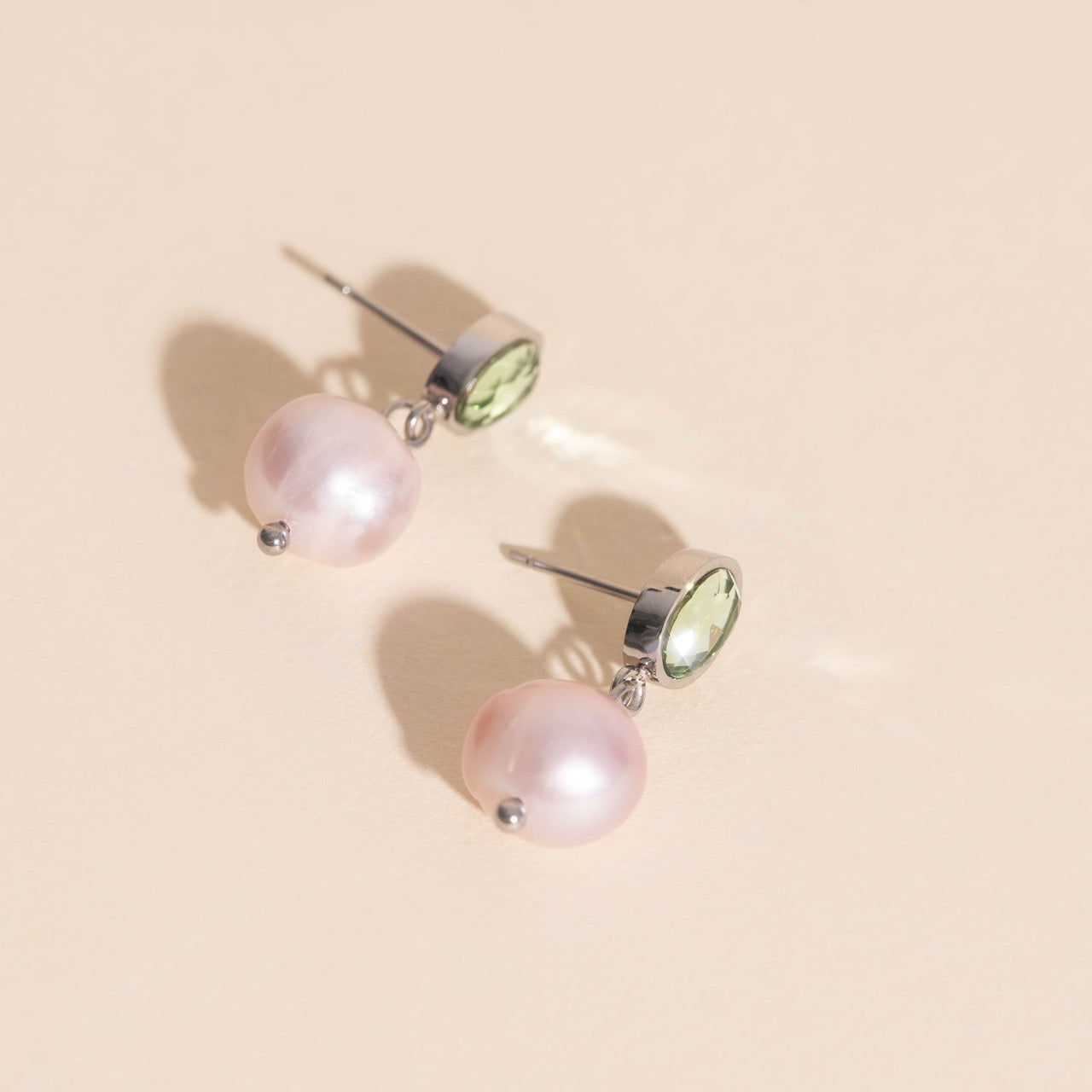 Blush Grove Stud Earrings