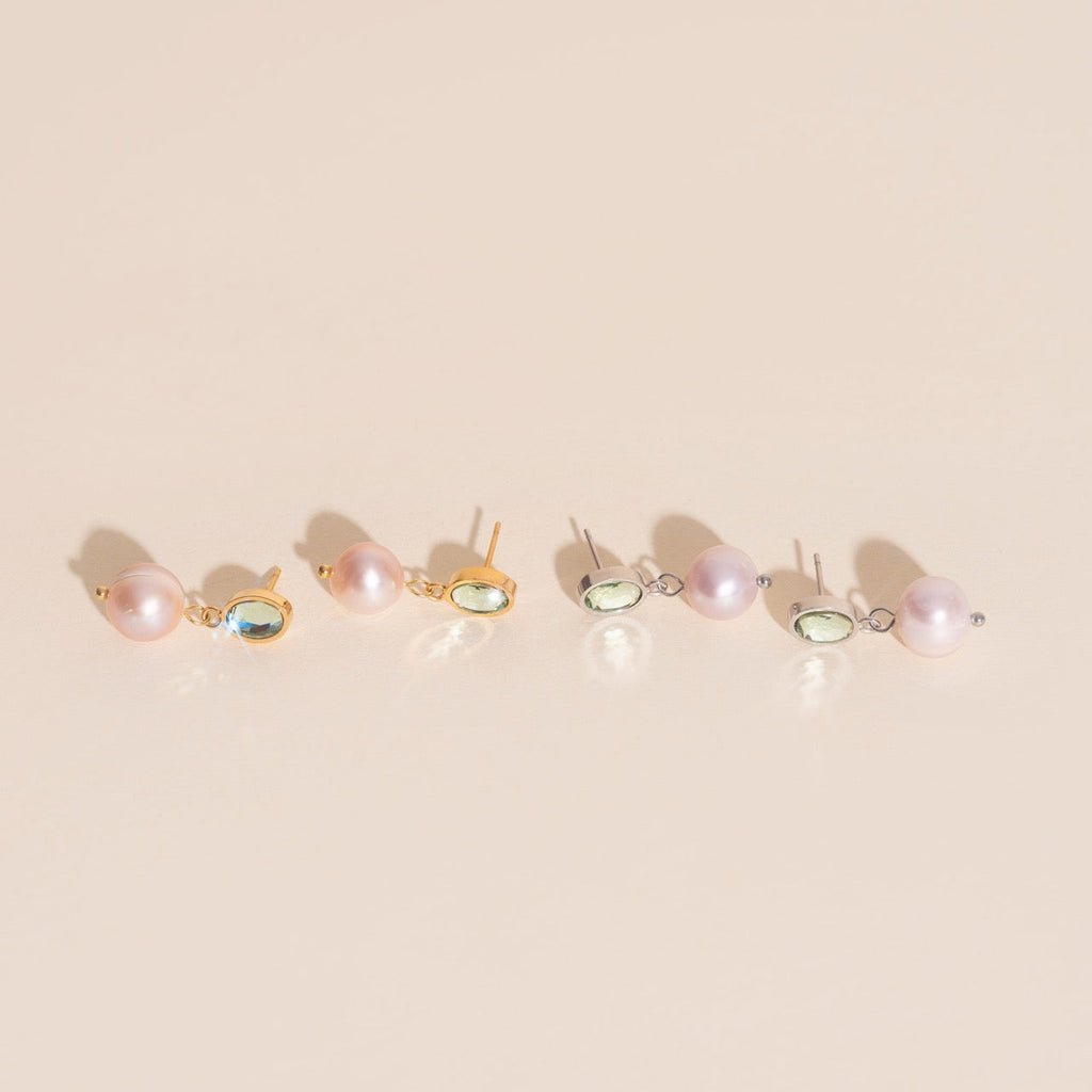 Blush Grove Stud Earrings