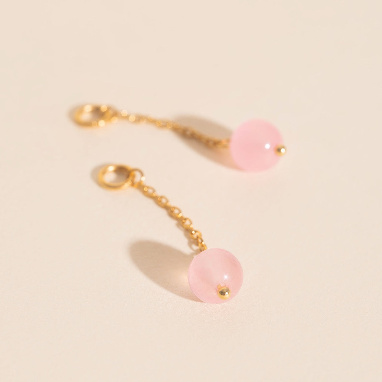 Love Chain Huggie Hoop Charms