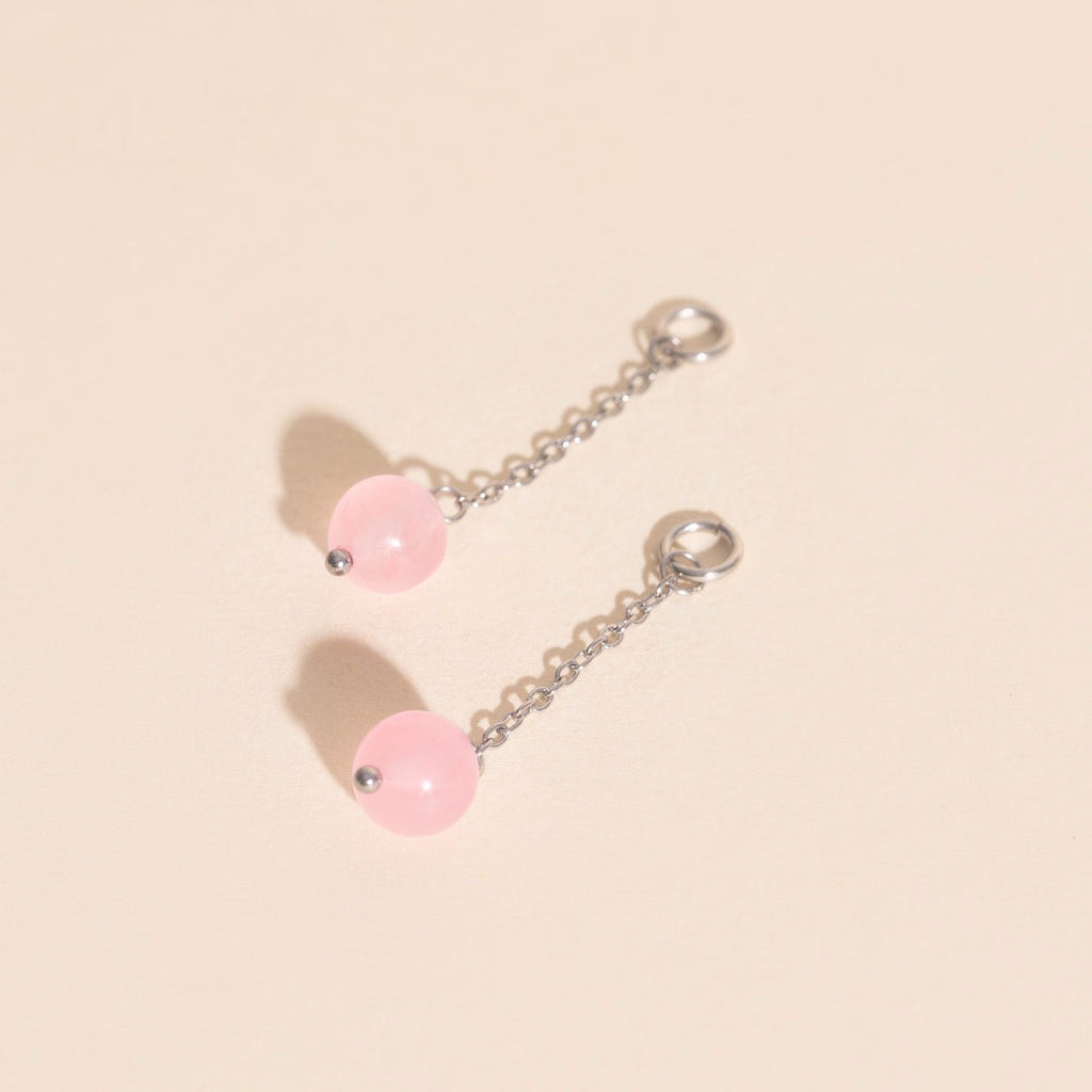 Love Chain Huggie Hoop Charms