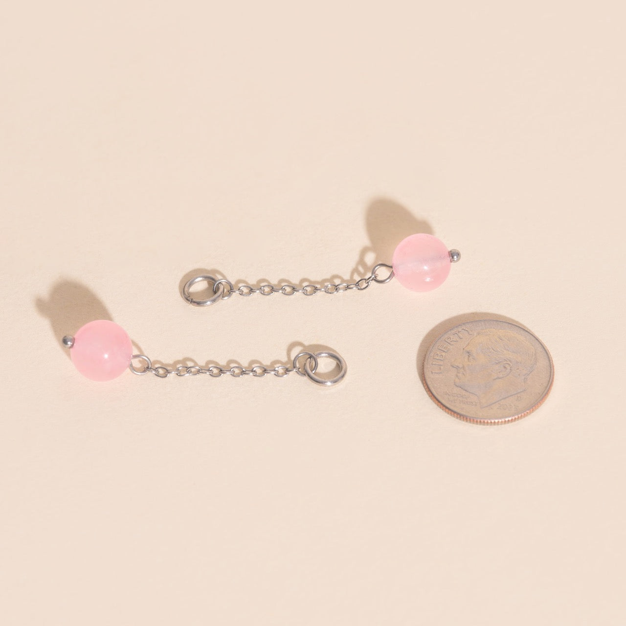 Love Chain Huggie Hoop Charms