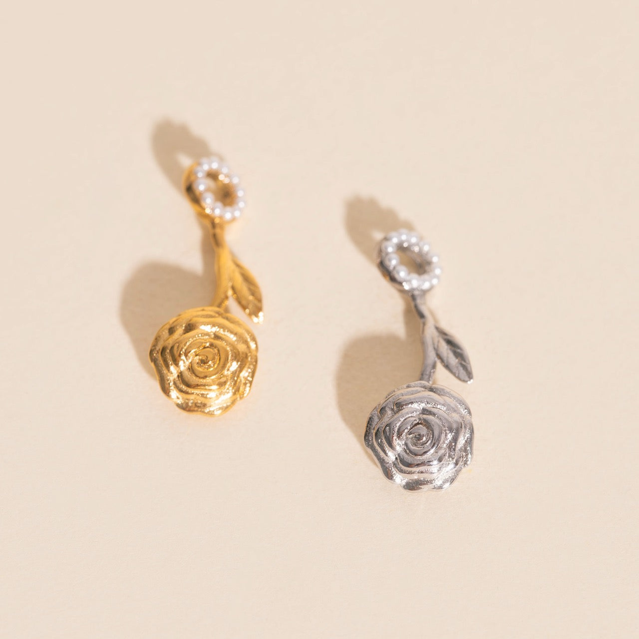 June Rose Birth Flower Necklace Charm