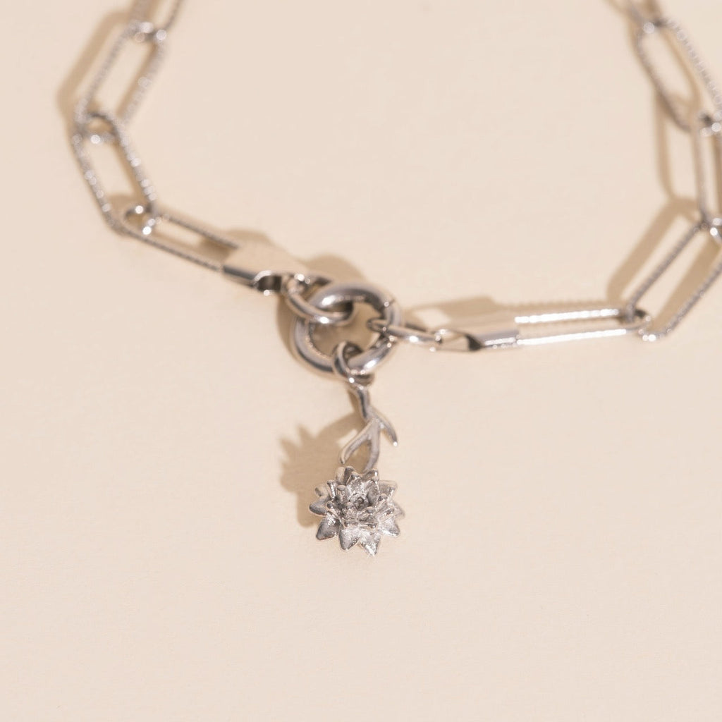 July Lily Birth Flower Necklace Charm