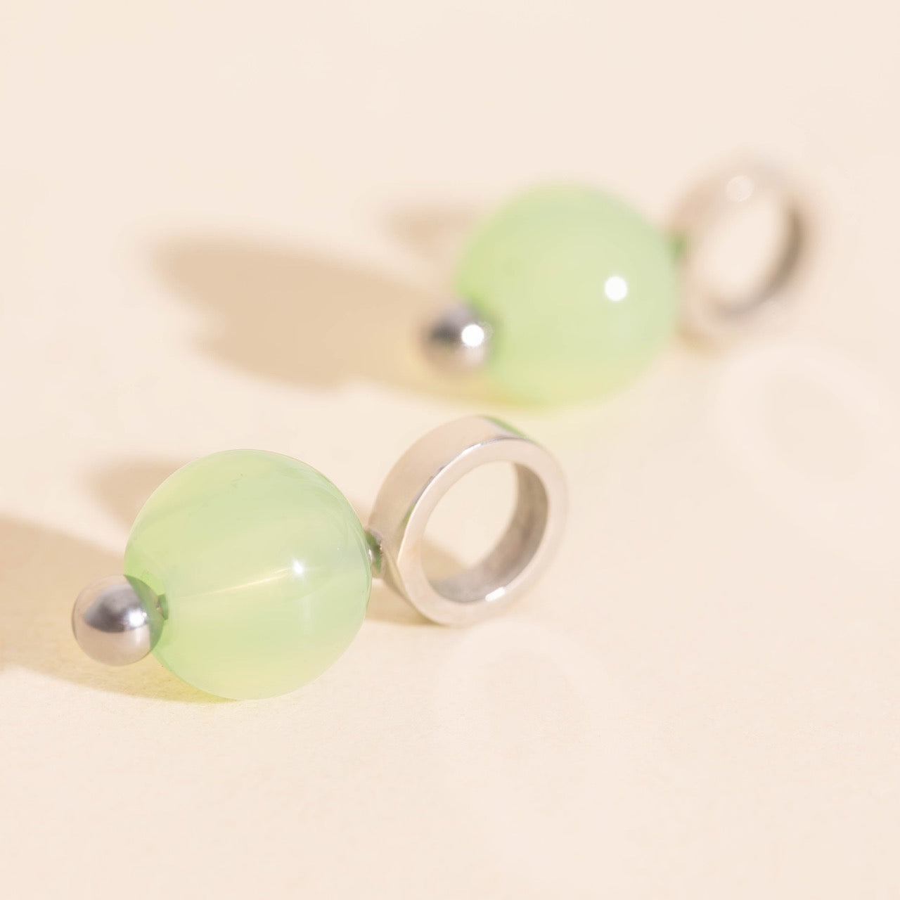 Aura Huggie Hoop Charms