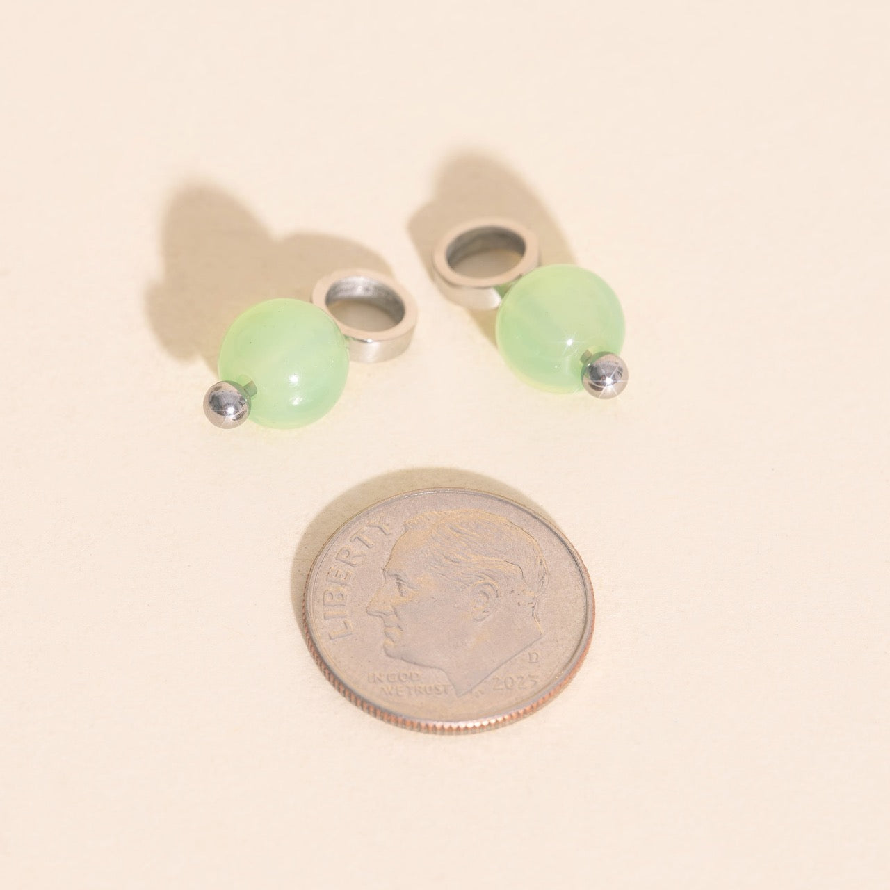 Aura Huggie Hoop Charms