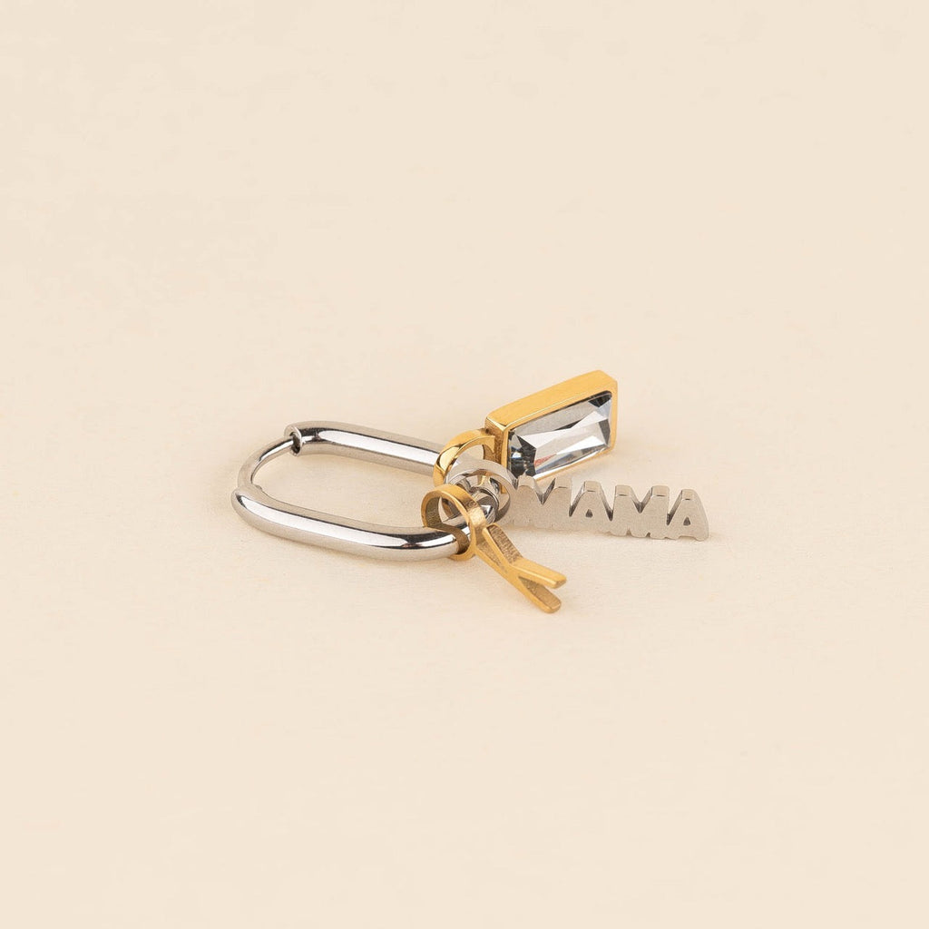 Mama Huggie Hoop Charms