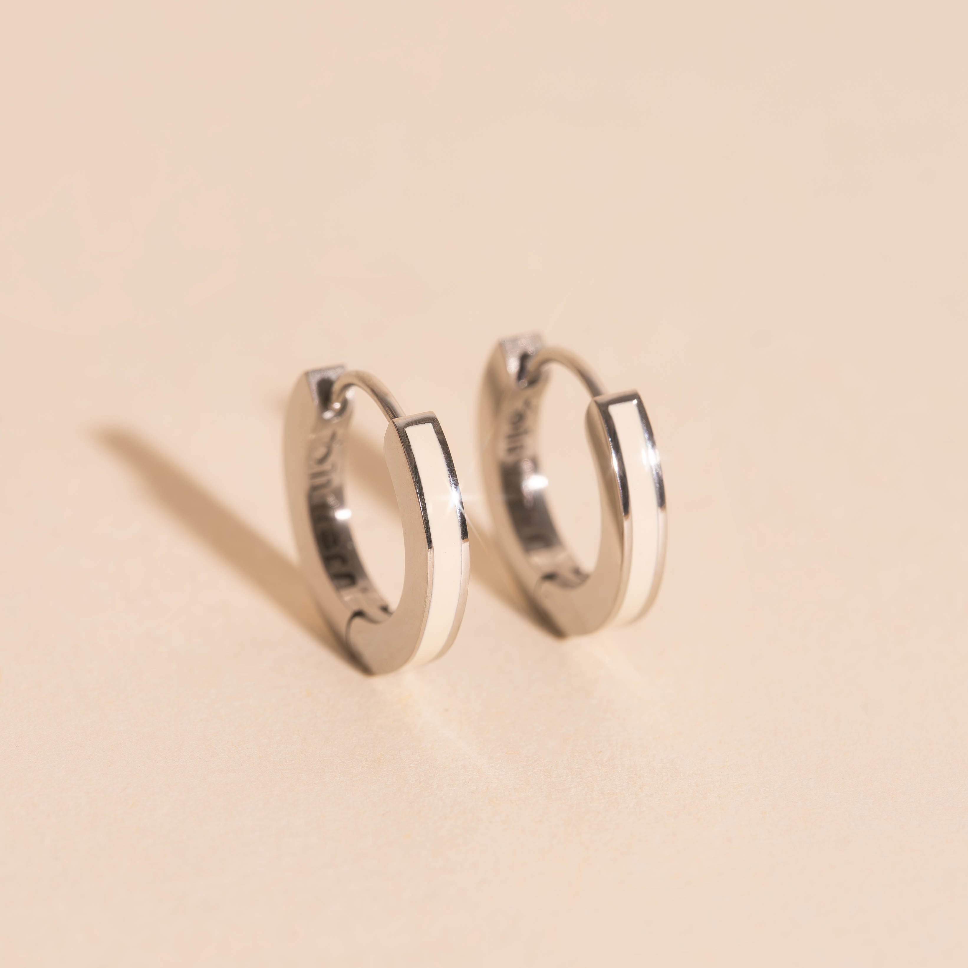 Color Huggie Hoop Earrings