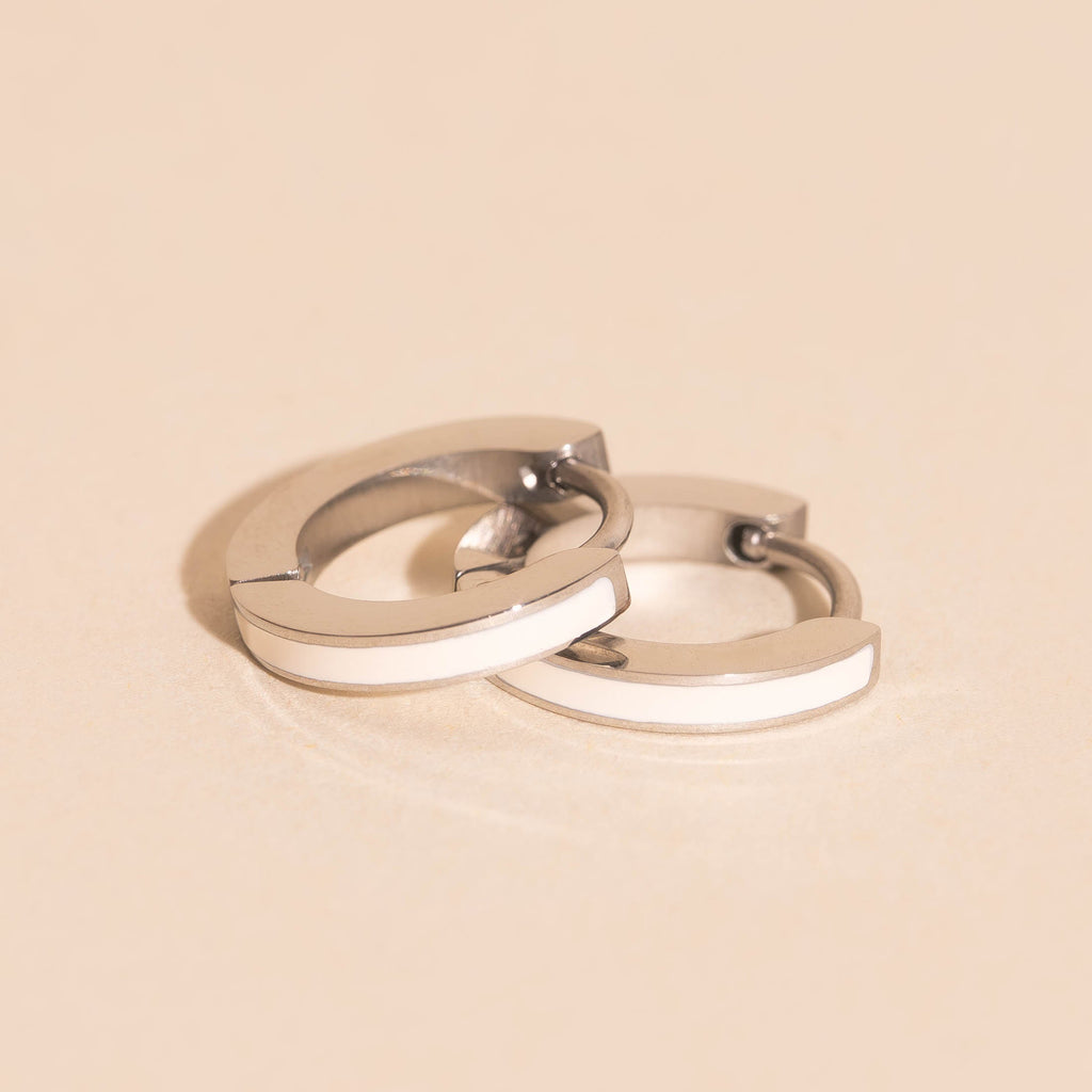 Color Huggie Hoop Earrings