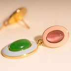 Gelato Drop Stud Earrings by Oh Clementine