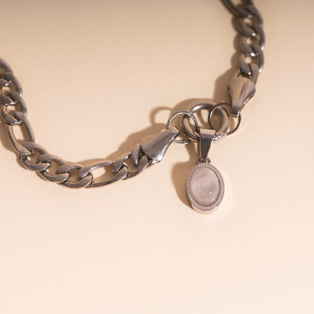 Dawn to Dusk Oval Necklace Charm